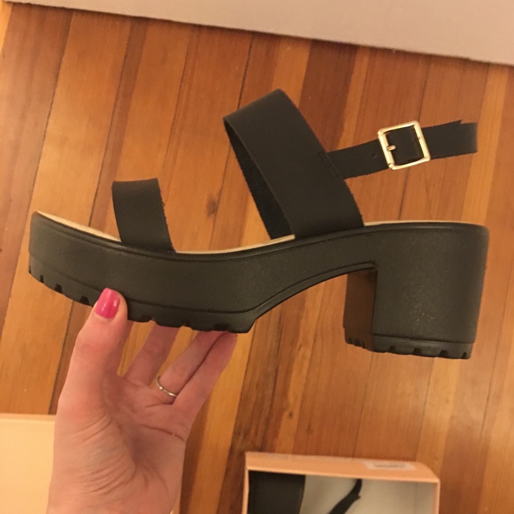 Nasty Gal platform sandals